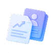 Sales documents and proposal icon